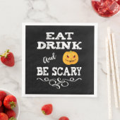 Halloween-Party essen Drink & Be Beängstigend Pump Serviette (Beispiel)