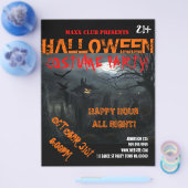 Halloween-Party Event Ankündigung DJ CLUB Flyer (Einzeln)