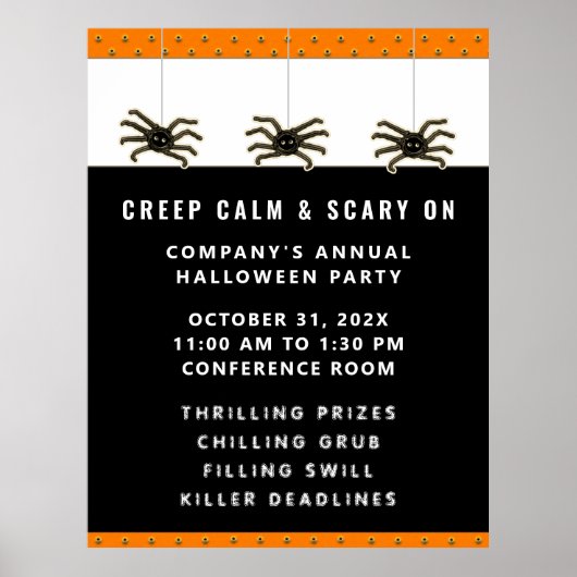 Halloween-Party Event Poster (Vorne)