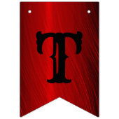 Halloween-Party Evil Black Cat Pumpkin Red Beängst Wimpelkette (Zweite Fahne)