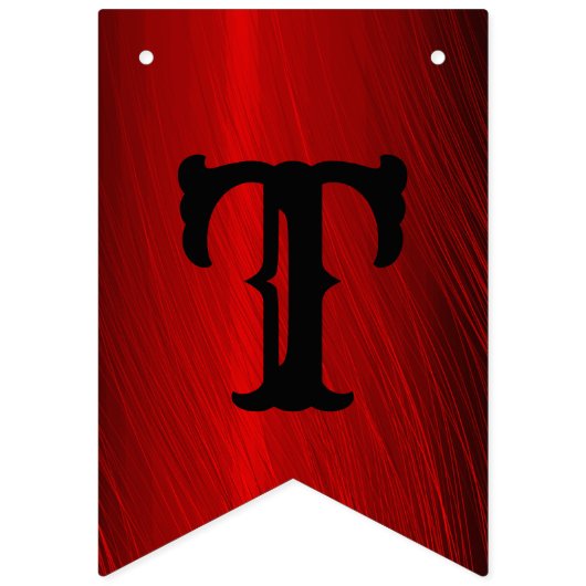 Halloween-Party Evil Black Cat Pumpkin Red Beängst Wimpelkette (Zweite Fahne)