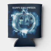 Halloween-Party Evil Blue Pumpkin Horror Beängstig Dosenkühler (Vorderseite)