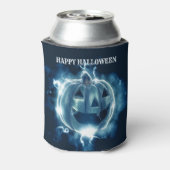 Halloween-Party Evil Blue Pumpkin Horror Beängstig Dosenkühler (Kanne Rückseite)