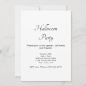 Halloween-Party Fall Folk Art Pumpkins Einladung (Rückseite)