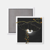 Halloween-Party-Favoriten Magnet (Vorderseite/Rückseite)