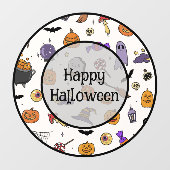 Halloween-Party Fensteraufkleber (Blatt)