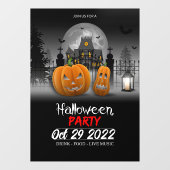 Halloween-Party Fensteraufkleber (Blatt)