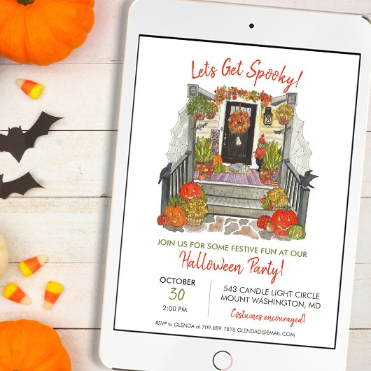 Halloween-Party Festlicher Spaß Einladung