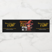 Halloween-Party - Flaschenetiketten Wasserflaschenetikett (Einzelnes Label)