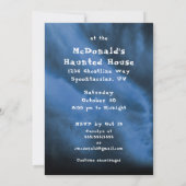 Halloween-Party Fledermäuse, die Witze einladen Einladung (Rückseite)