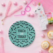 Halloween-Party-Fledermäuse, Trick oder Treten Pappteller (Party)