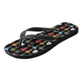 Halloween-Party-Flip-Flops Badesandalen (Schrägansicht)