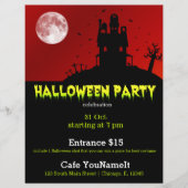 Halloween-Party Flyer (Vorne)