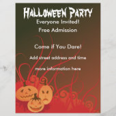 Halloween-Party Flyer (Vorne)