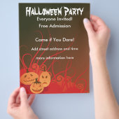 Halloween-Party Flyer (Hand)