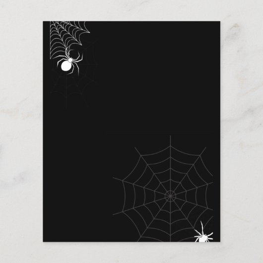 Halloween-Party Flyer (Hinten)