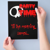Halloween-Party Flyer (Hand)