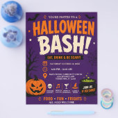 Halloween-Party Flyer (Einzeln)