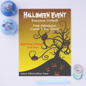 Halloween-Party Flyer (Einzeln)