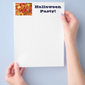 Halloween-Party! Flyer-Papier gestalten Sie sich s Flyer (Hand)