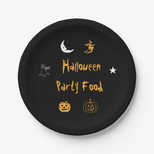Halloween-Party Food Teller von RoseWrites (Vorderseite)