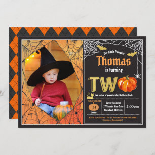 Halloween Party Foto Einladung