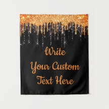 Halloween-Party Foto Stand Orange Black