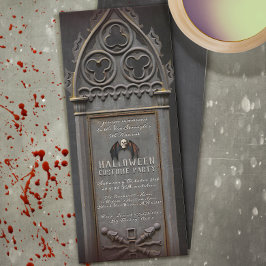 Halloween-Party Friedhof Grabstein Einladung