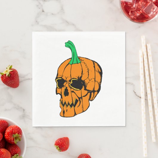 Halloween-Party Funny Halloween Pumpkin Serviette (Beispiel)