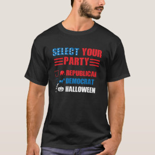 Halloween-Party Funny Political Election Voice T-Shirt