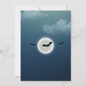 Halloween-Party für bunten Kreativität Einladung (Rückseite)