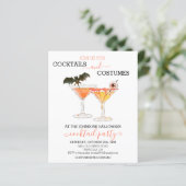 Halloween-Party für Cocktails und Kostüme (Stehend Vorderseite)