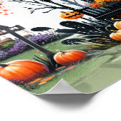 Halloween-Party für Erwachsene im Spuk Haus Poster (Ecke)