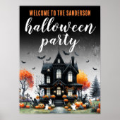 Halloween-Party für Erwachsene im Spuk Haus Poster (Vorne)
