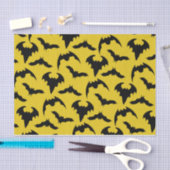 Halloween-Party für Gelb und Schwarze Fledermäuse Seidenpapier (Handwerk)