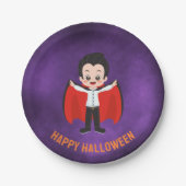 Halloween-Party für Kids Vampire Paper Plate Pappteller (Vorderseite)