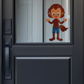 Halloween-Party für Kids Werewolf Fensteraufkleber