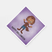 Halloween-Party für Kids Werewolf-Papier Serviette (Ecke)