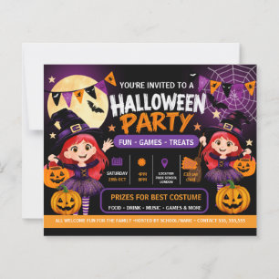 Halloween-Party für Kinder Einladung   Süßer Gruse