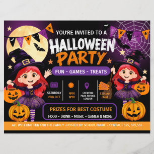 Halloween-Party für Kinder Einladung   Süßer Gruse Flyer