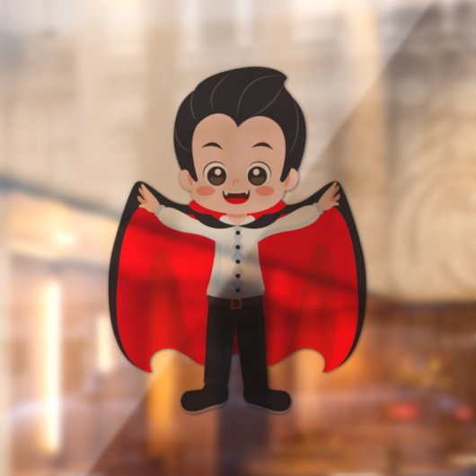 Halloween-Party für Kinder Vampire Fensteraufkleber (Blatt 2)