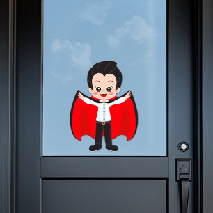 Halloween-Party für Kinder Vampire Fensteraufkleber