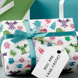 Halloween-Party für lustige Monster-Mash-Muster Geschenkpapier