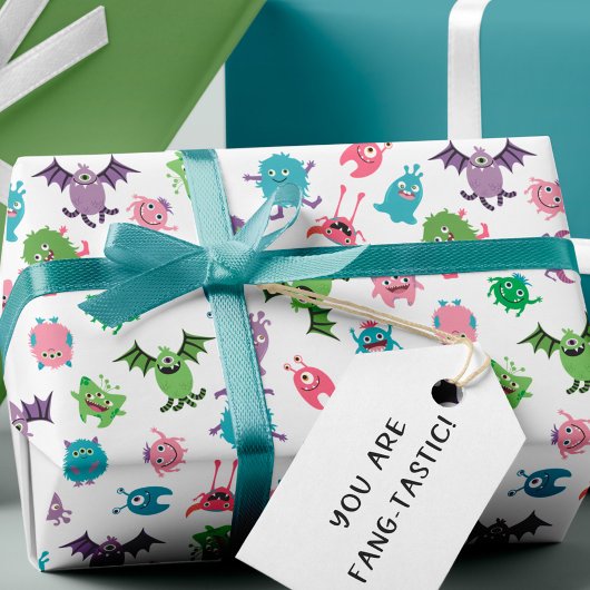 Halloween-Party für lustige Monster-Mash-Muster Geschenkpapier