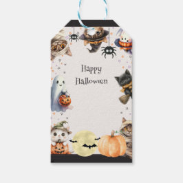 Halloween-Party für niedliche Kinder Geschenkanhänger