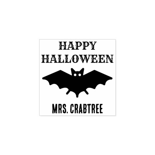 Halloween-Party für personalisierte Lehrkräfte Gummistempel (Prägung)