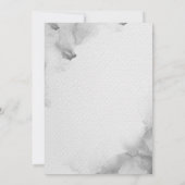 Halloween-Party für Schädel und Spider Einladung (Rückseite)