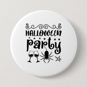 Halloween-Party Geburtstag Button