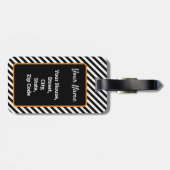 Halloween-Party-Gefallen Gepäckanhänger (Rückseite horizontal)