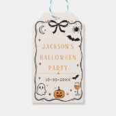 Halloween-Party Geschenkanhänger (Vorderseite)